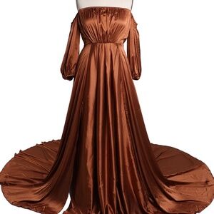 YEWEN Off The Shoulder Evening Dress